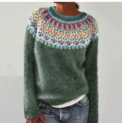 SYLVIA - RETRO AUTUMN SWEATER