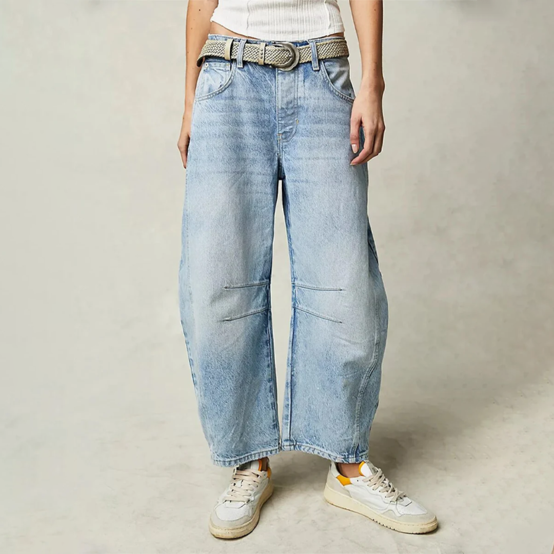GLORIA - JEANS WITH WIDE LEGS