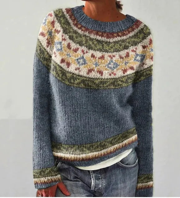 SYLVIA - RETRO AUTUMN SWEATER