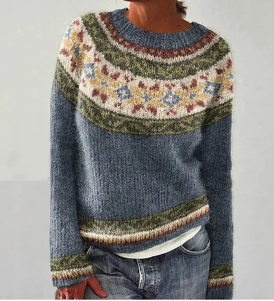 SYLVIA - RETRO AUTUMN SWEATER