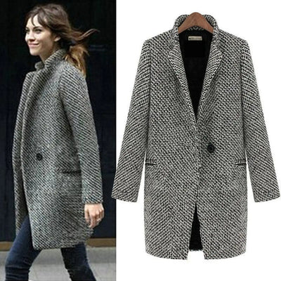 Vanessa – timeless elegance midi coat
