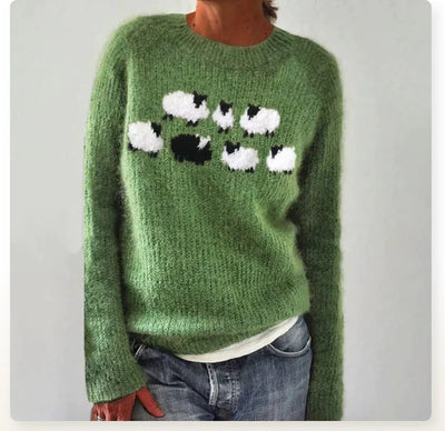 SYLVIA - RETRO AUTUMN SWEATER