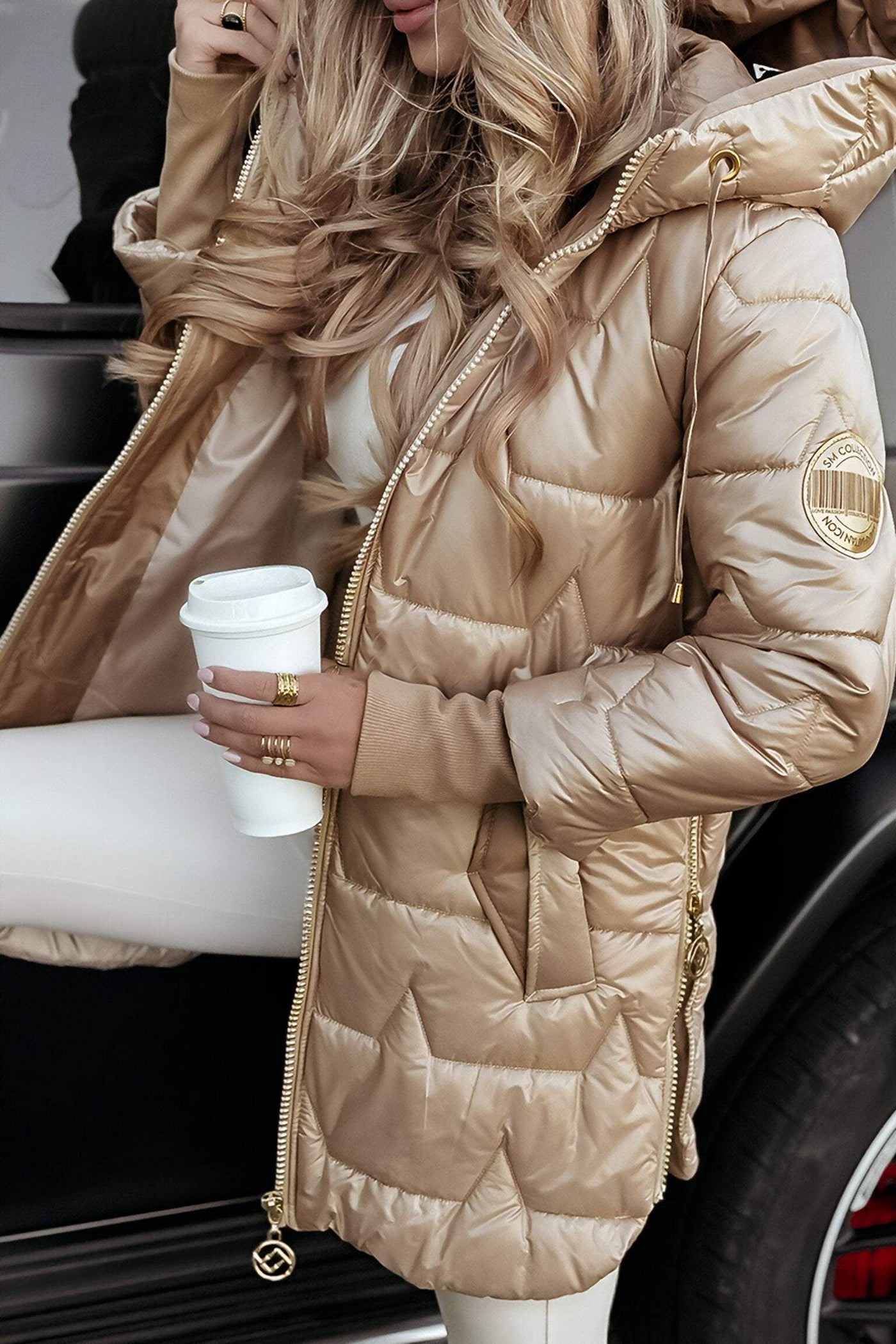 ASTRID - WARM AUTUMN COAT IN COTTON BLEND