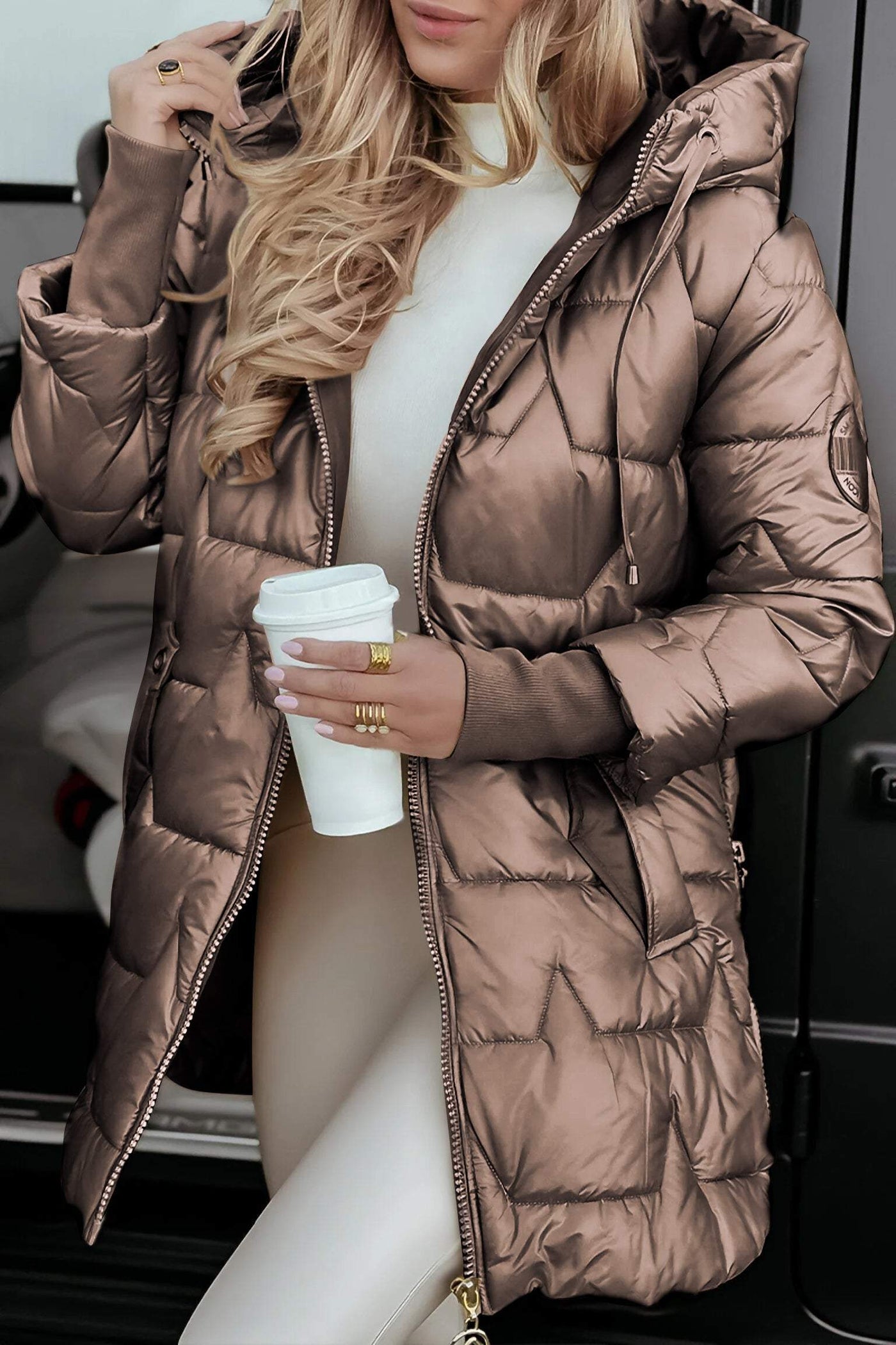 ASTRID - WARM AUTUMN COAT IN COTTON BLEND