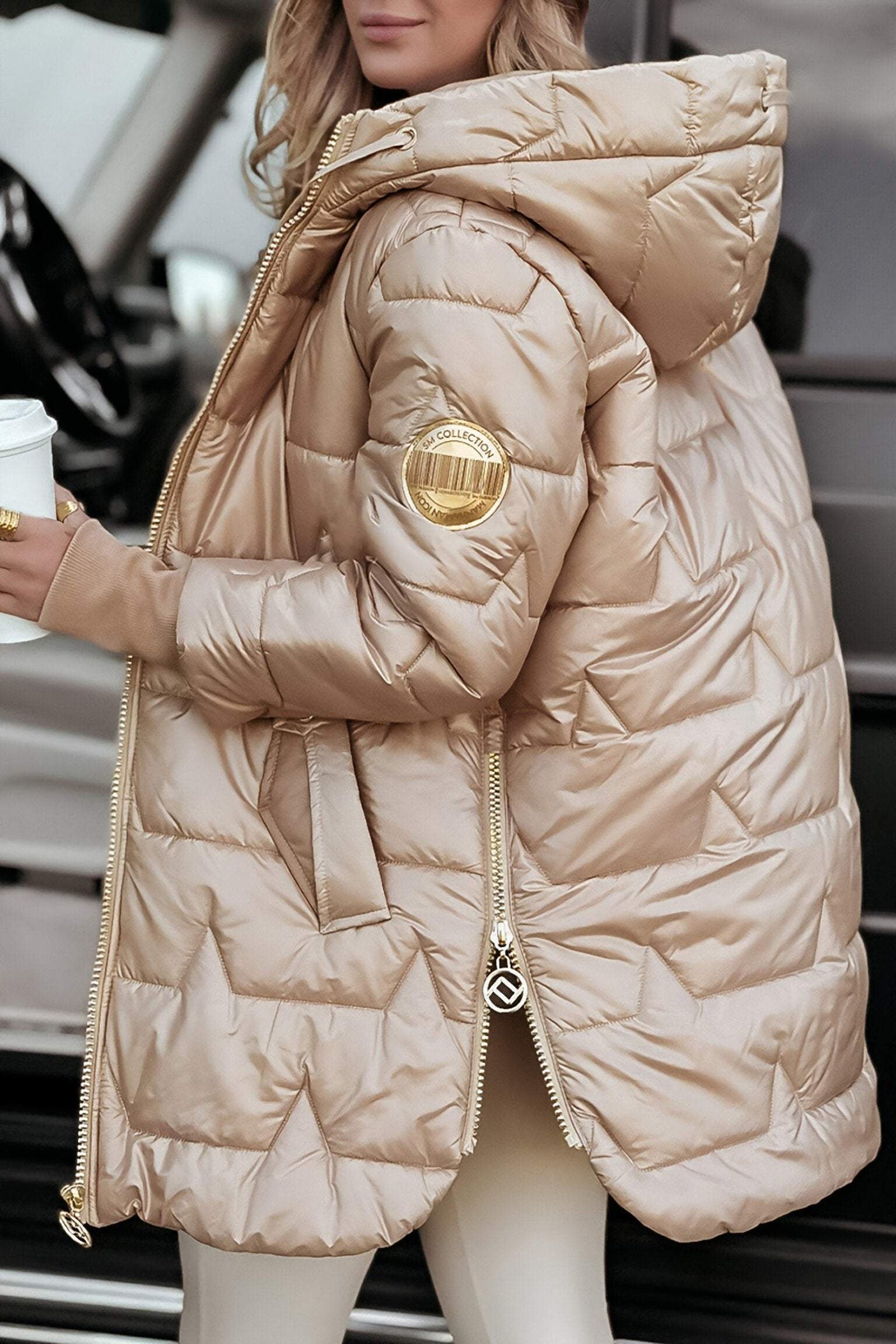 ASTRID - WARM AUTUMN COAT IN COTTON BLEND