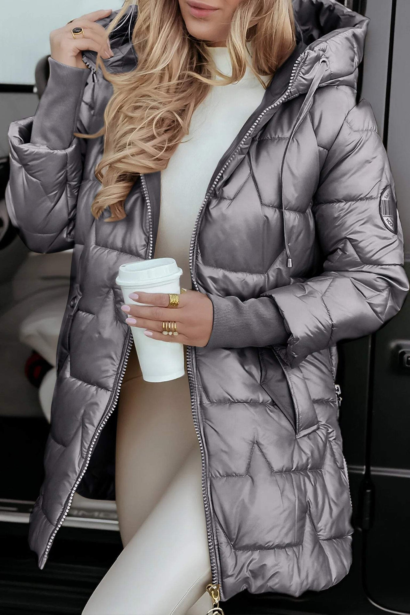 ASTRID - WARM AUTUMN COAT IN COTTON BLEND