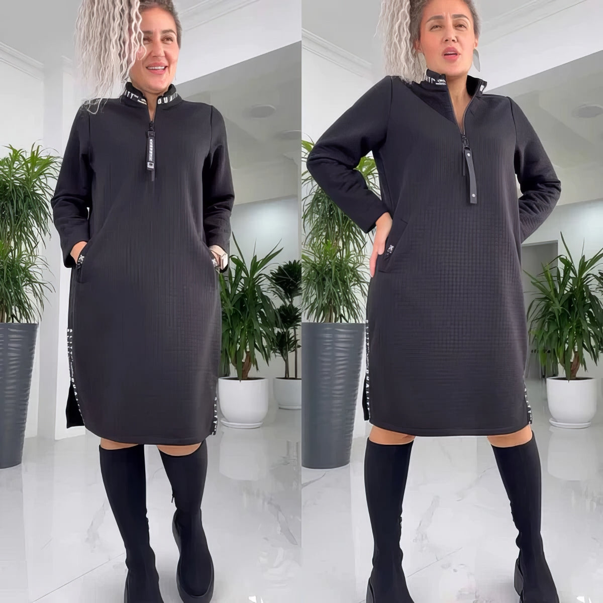 RELAXED LOOSE-FIT DRESS
